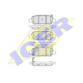 ICER181509 ICER BALATA ARKA DISK NISSAN